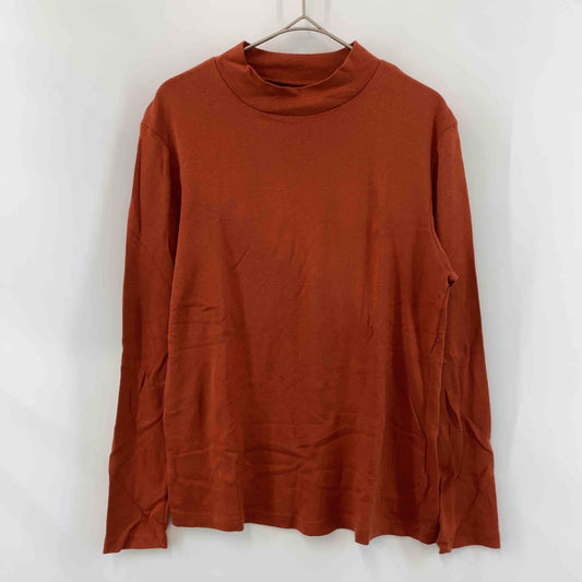 群言堂 レディース 長袖カットソー　カシミア混　ハイネック　オレンジ