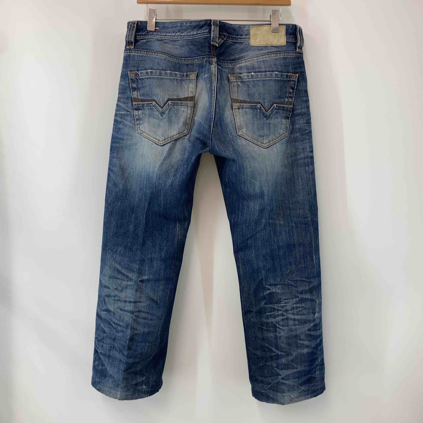 DIESEL ディーゼル メンズ デニム ストレート ダメージ風 ジーンズ