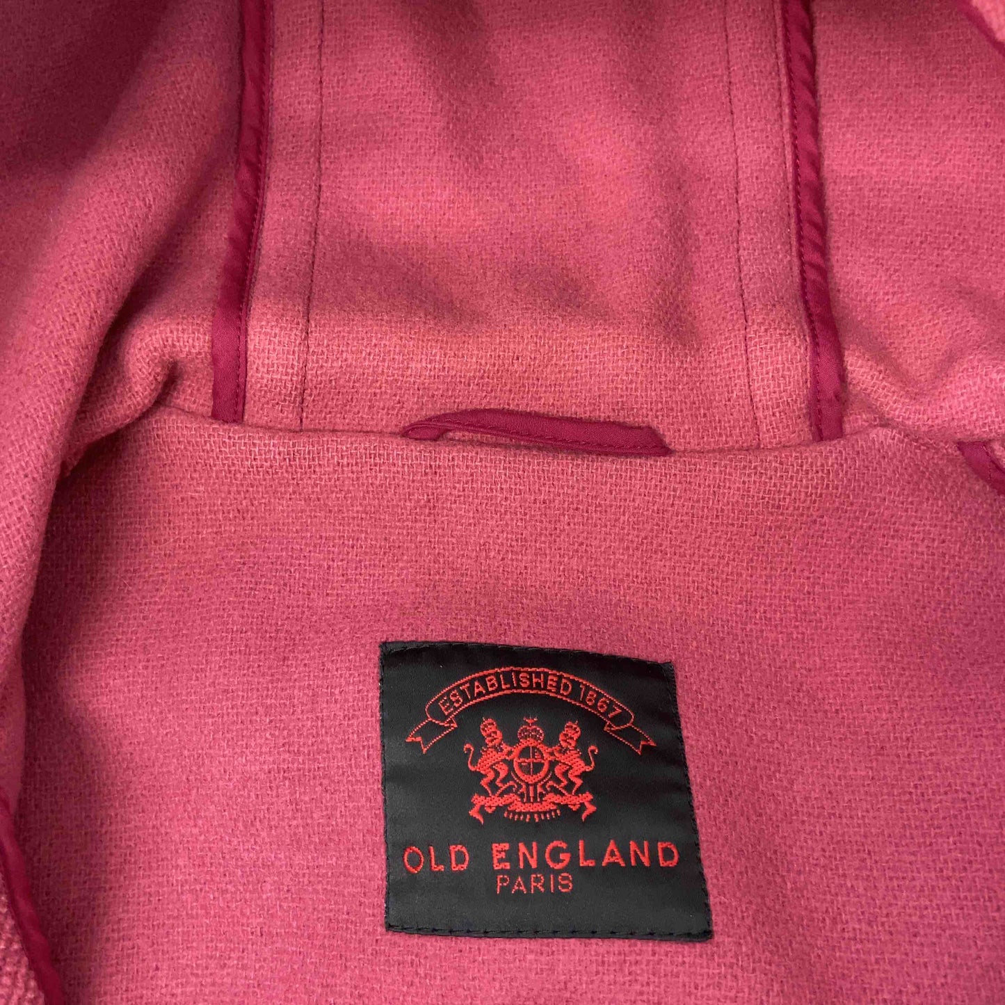 OLD ENGLAND オールドイングランド レディース ダッフルコート ピンク系