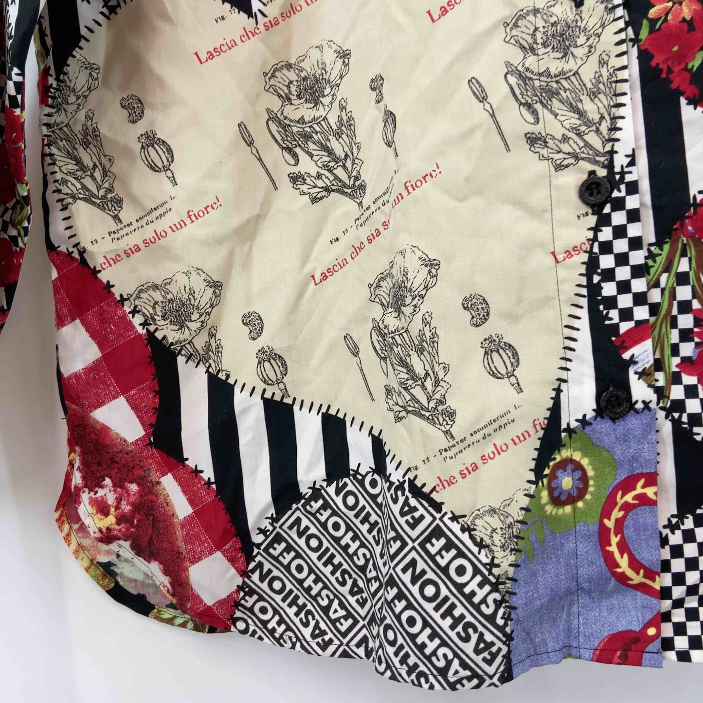 MOSCHINO モスキーノ レディース 長袖シャツ/ブラウス 総柄 花柄 個性的