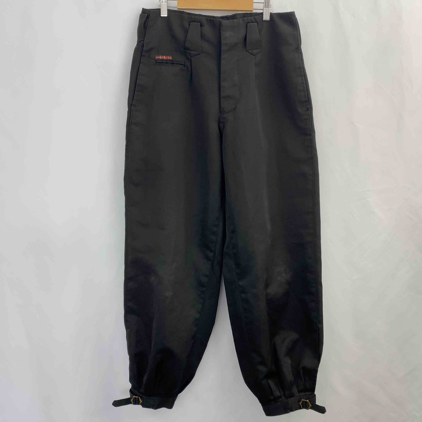 関東鳶 唐獅子牡丹  メンズ ワークパンツ ブラック tk