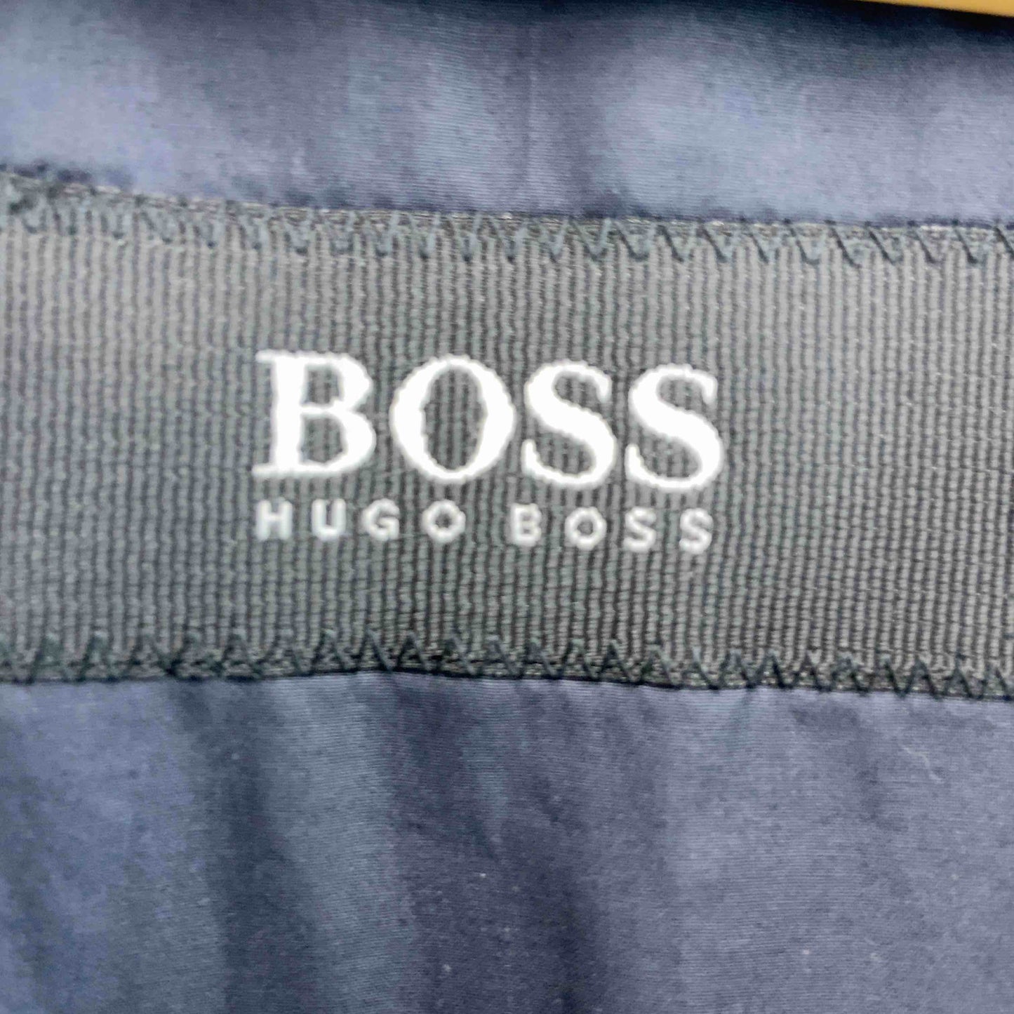 HUGO BOSS ヒューゴボス メンズ ブルゾン 前ジップ ネイビー