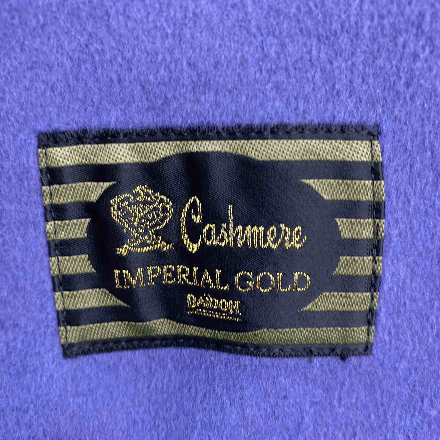 ヴィンテージ レディース ステンカラーコート ウールコート カシミヤ100％ パープル