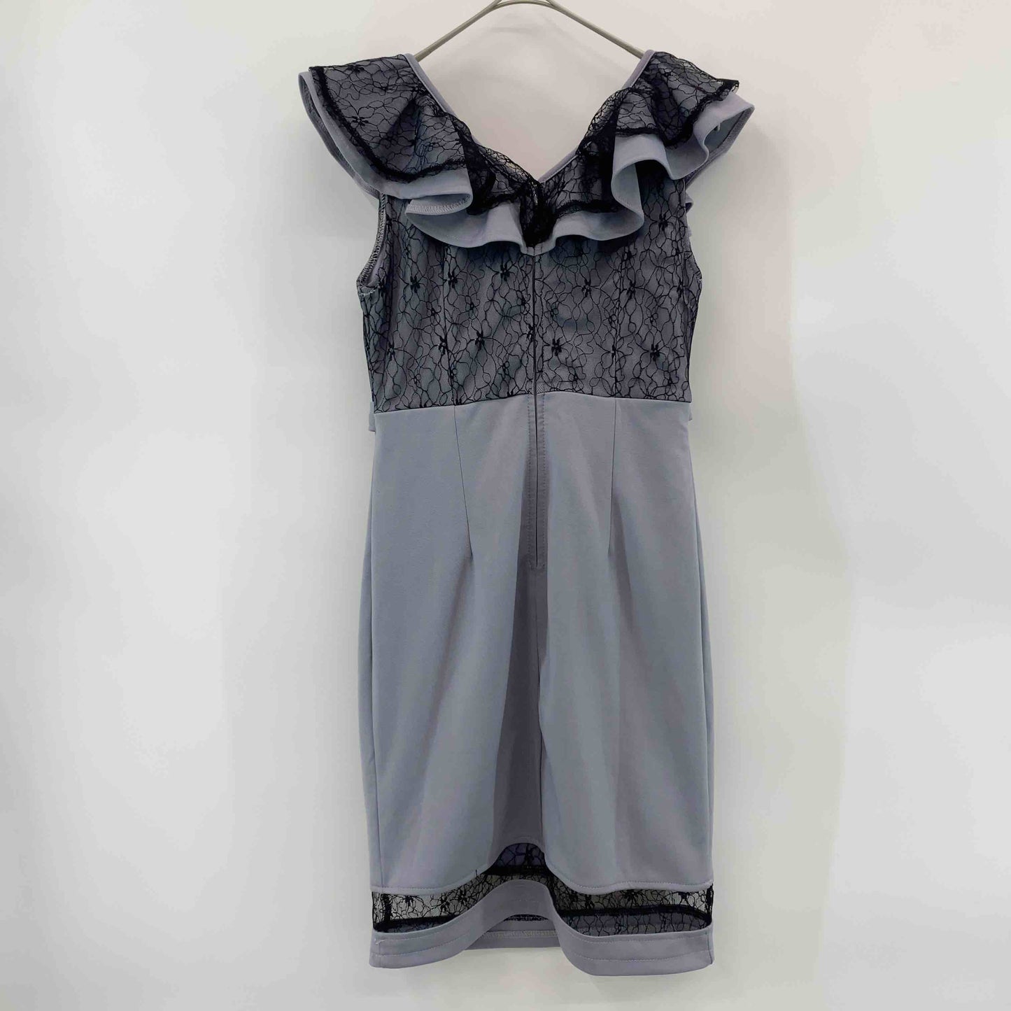 Tika レディース ノースリーブワンピース キャミワンピース フリル リボン ブルー ブラック 花