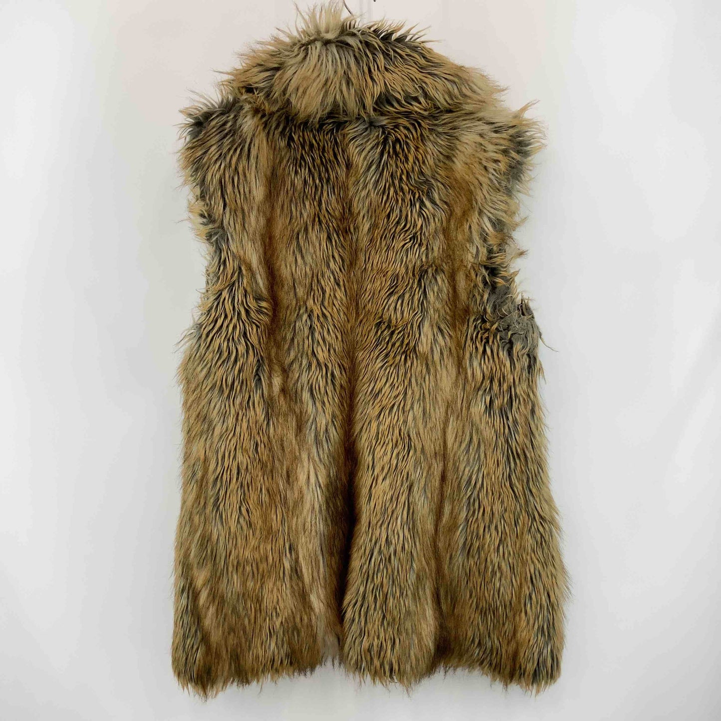 RALPH LAUREN ラルフローレン レディース フェイクファーベスト ジャケット ブラウン