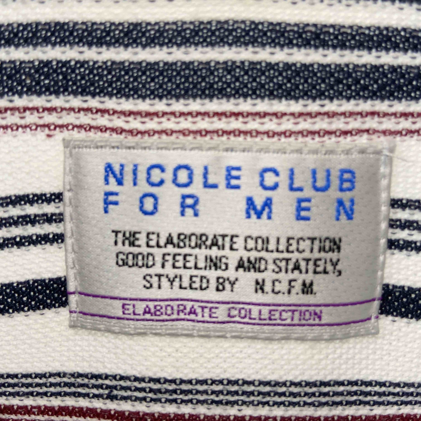 NICOLE CLUB FOR MEN ニコルクラブフォーメン