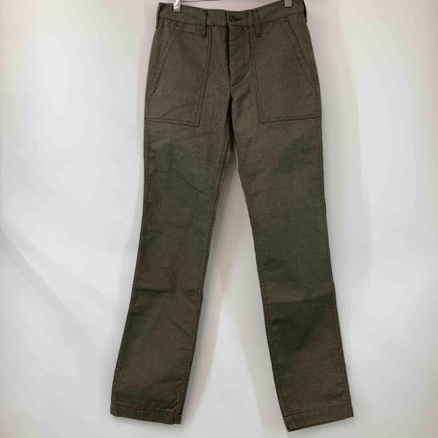 ABAHOUSE アバハウス メンズ ベイカーパンツ 綿混 カーキ 日本製