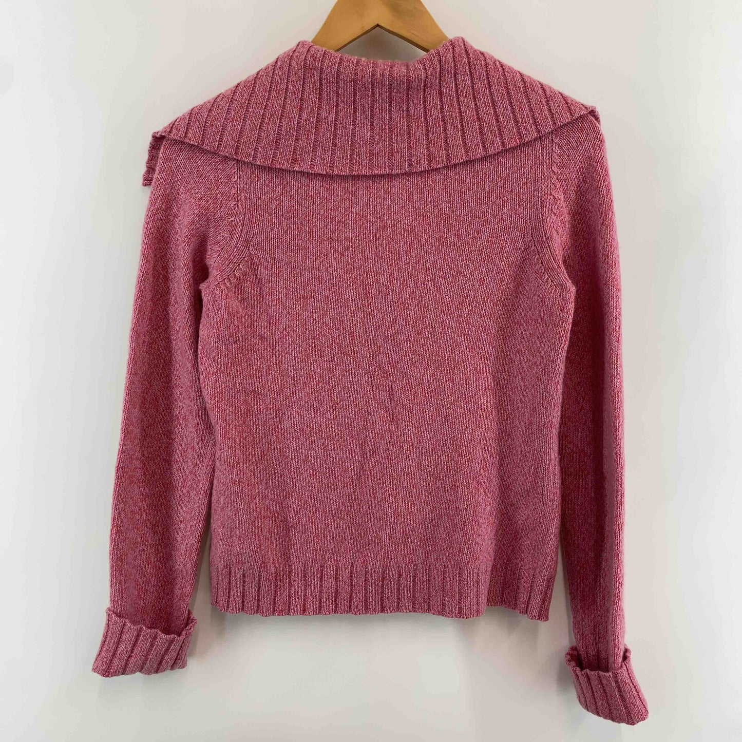 blanc vert deux  レディース カーディガン カシミヤ混 ピンクMIX