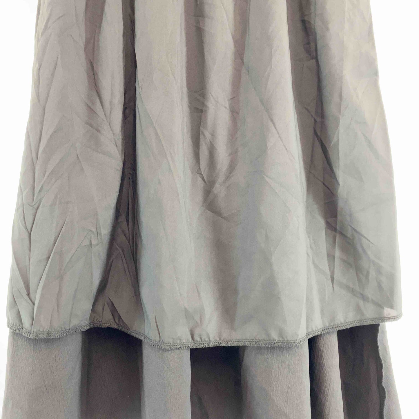 レディース ロングスカート　フレア　ウエストゴム　黒