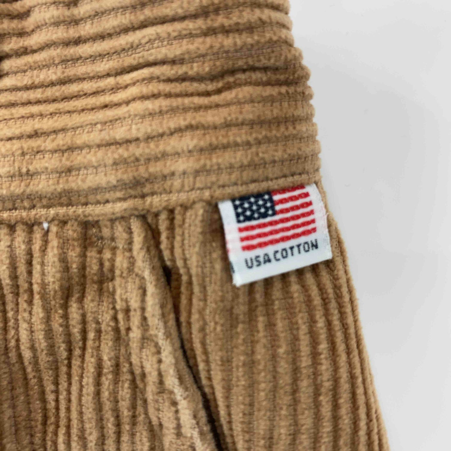 coen コーエン レディース ロングスカート　コーデュロイ　タック　ウエストゴム　ブラウン