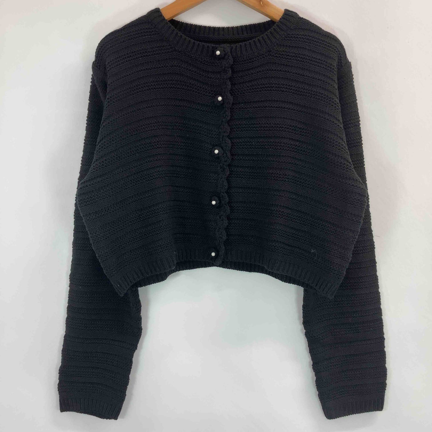 GRL グレイル レディース 長袖カーディガン 黒 tk