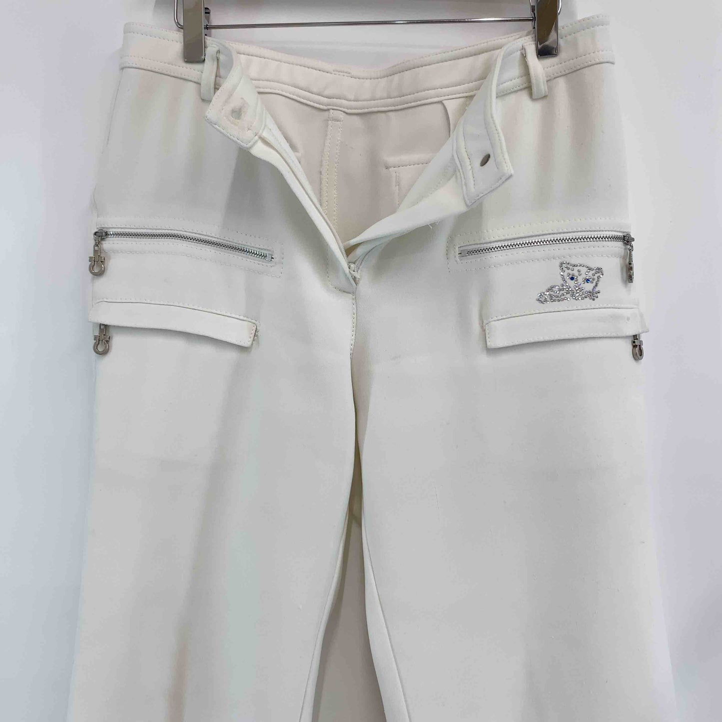 伊太利屋 イタリヤ レディース カジュアルパンツ ホワイト