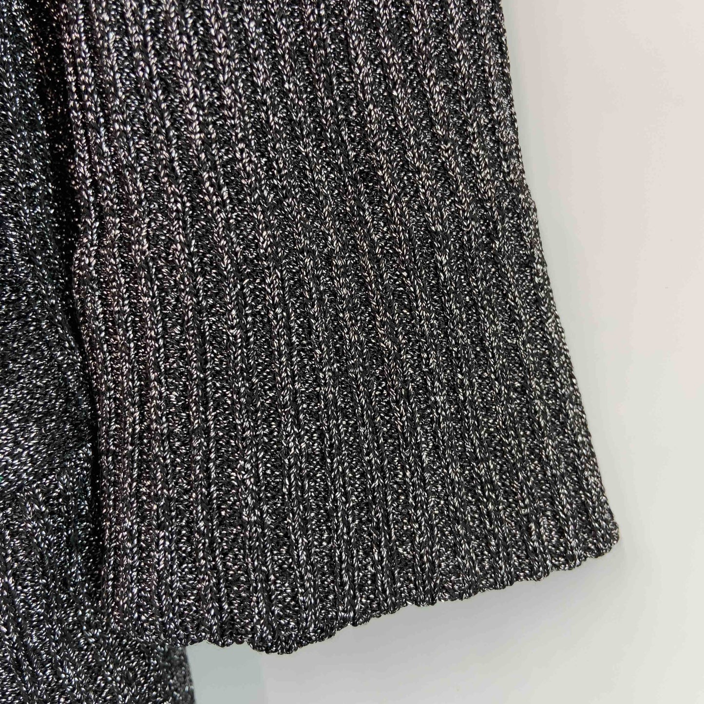 斎藤都世子 サイトウ トヨコ レディース カーディガン キラキラ Vネック ブラック