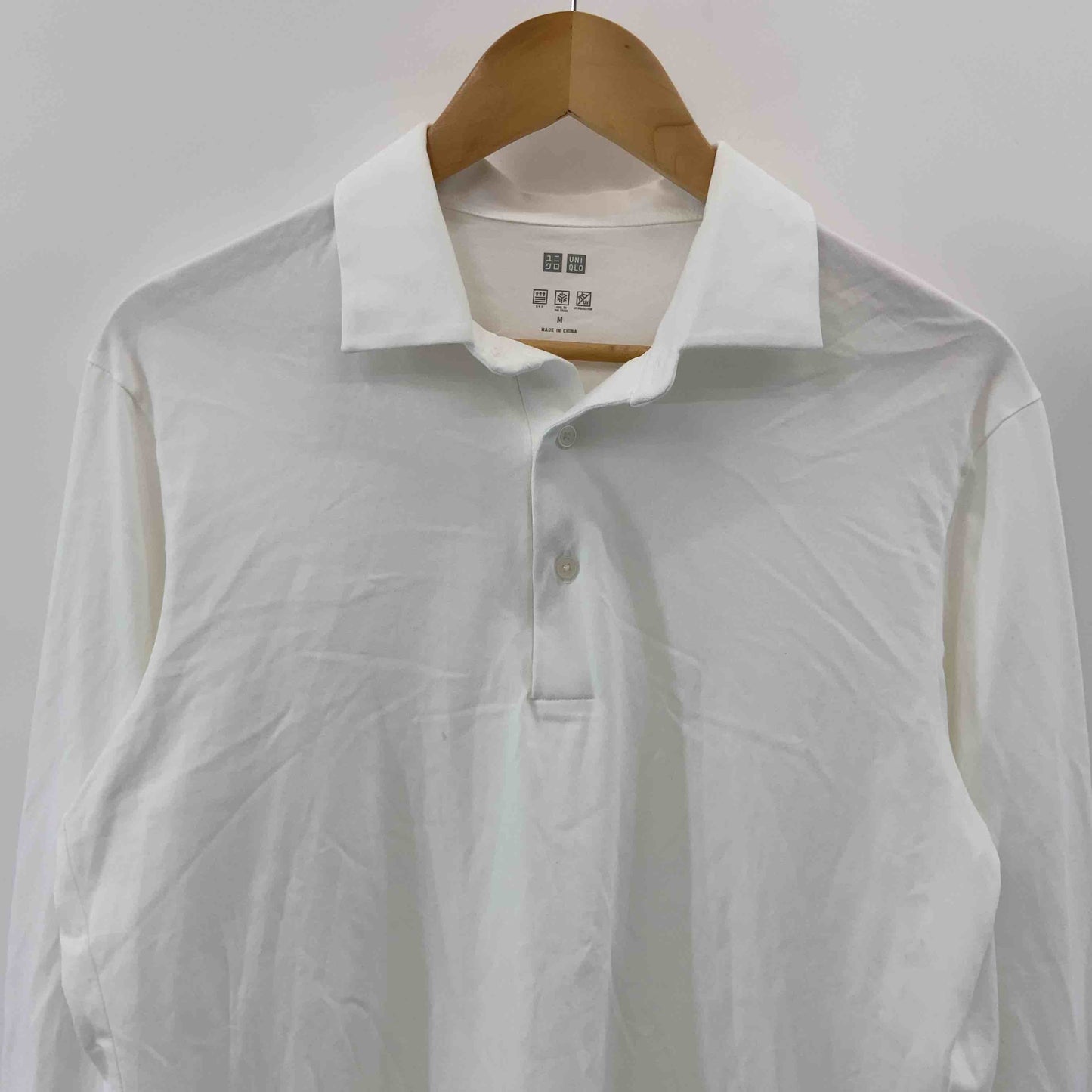 UNIQLO ユニクロ メンズ ポロシャツ　ホワイト