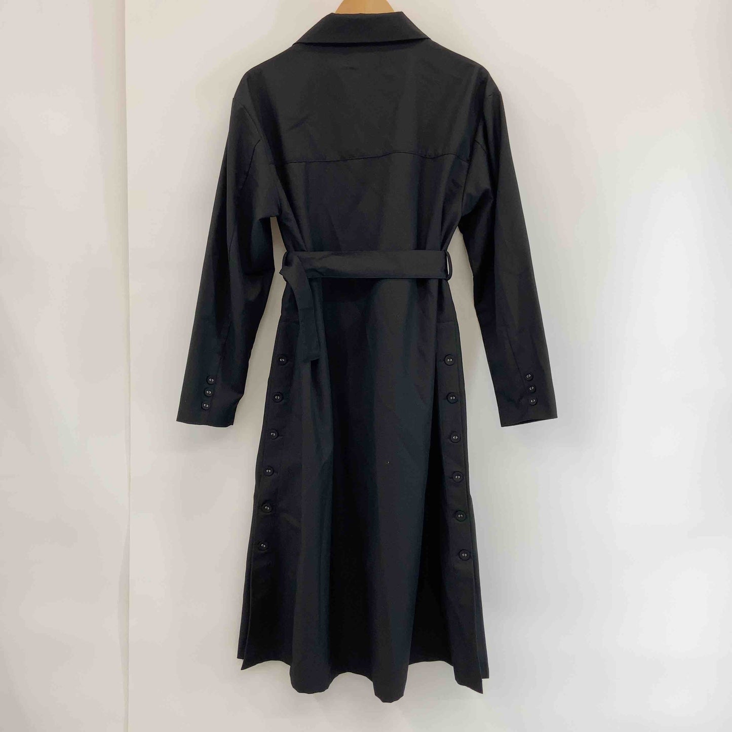 jouetie ジュエティー レディース トレンチコート ブラック シンプル 無地