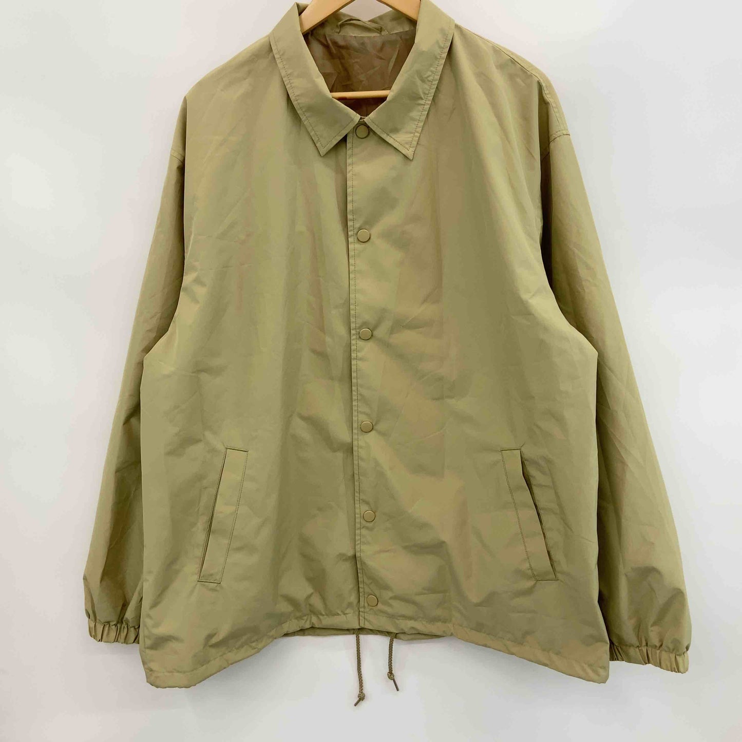 GU ジーユー メンズ ブルゾン ナイロンジャケット ベージュ