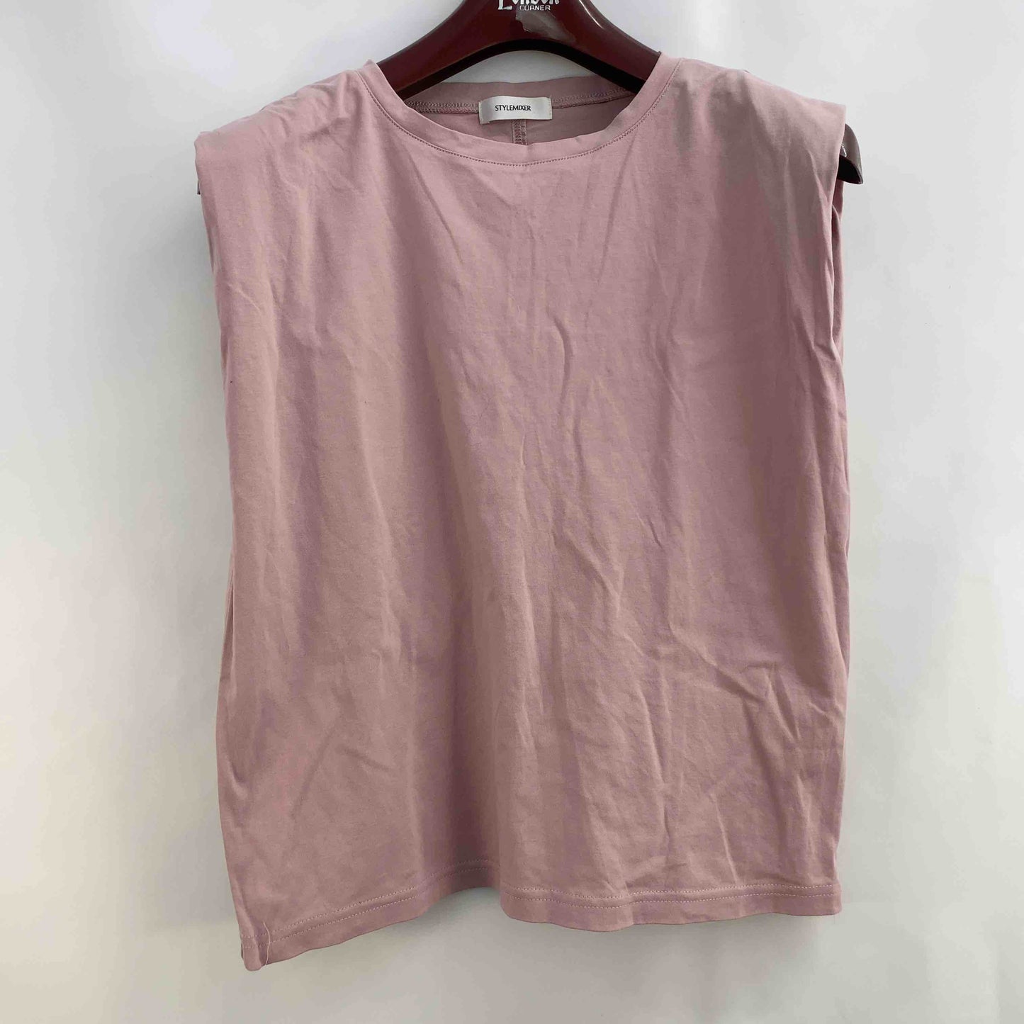 STYLEMIXER スタイルミキサー レディース Tシャツ（袖なし）ピンク tk