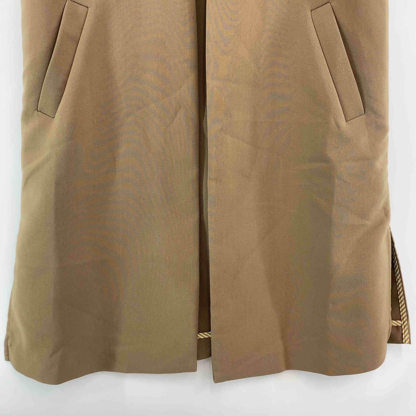 Re:EDIT  リエディ　ベージュ　キャメル　着丈長め　 レディース ベスト/ジレ