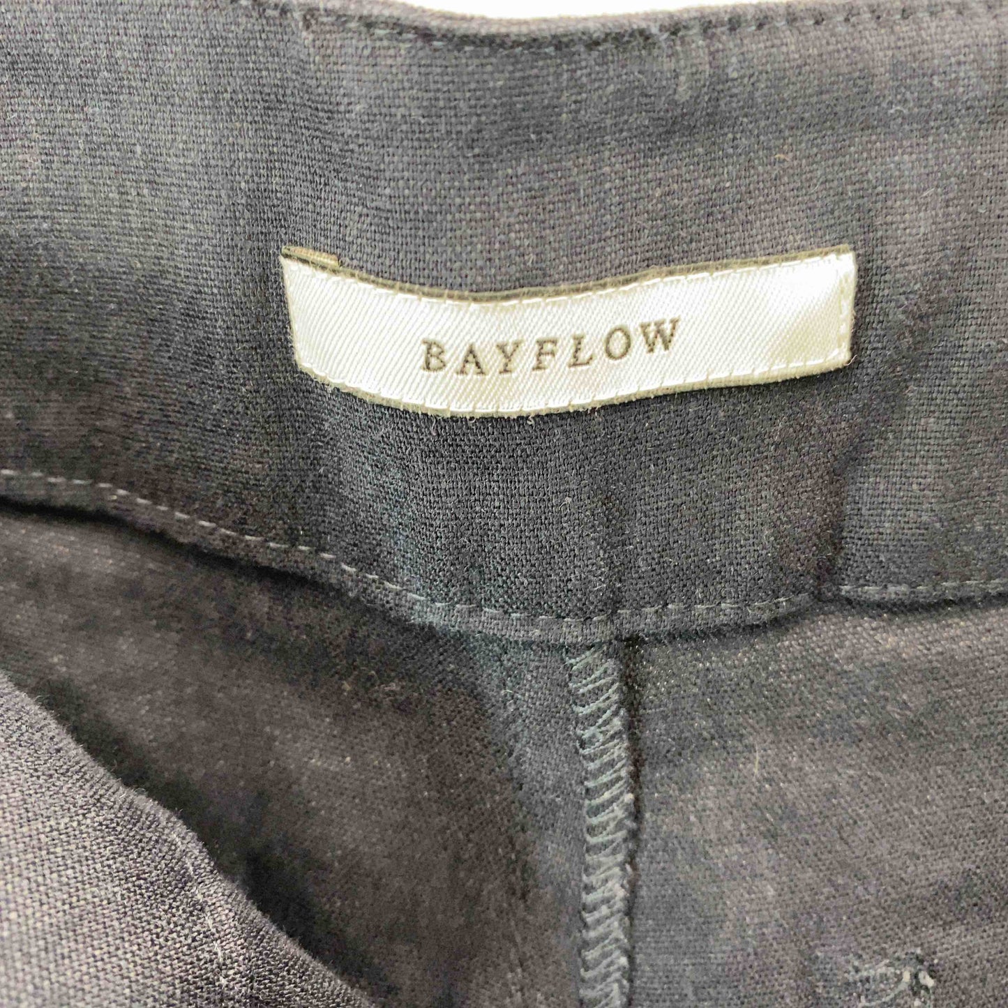 BAYFLOW ベイフロー レディース カジュアルパンツ ブラック
