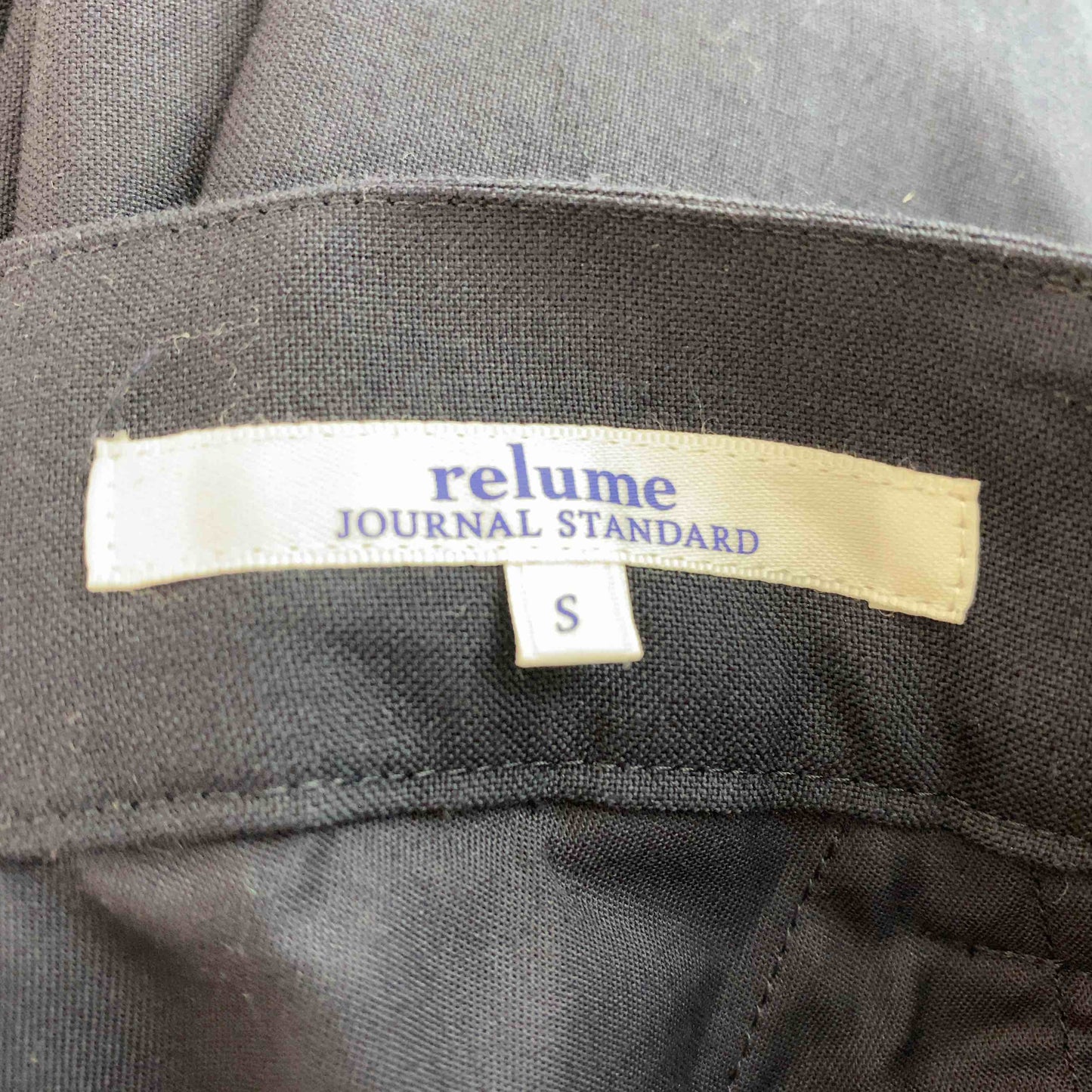 JOURNAL STANDARD relume ジャーナルスタンダードレリューム レディース カジュアルパンツ 麻 ウール混 サマーウール 紺 ネイビー
