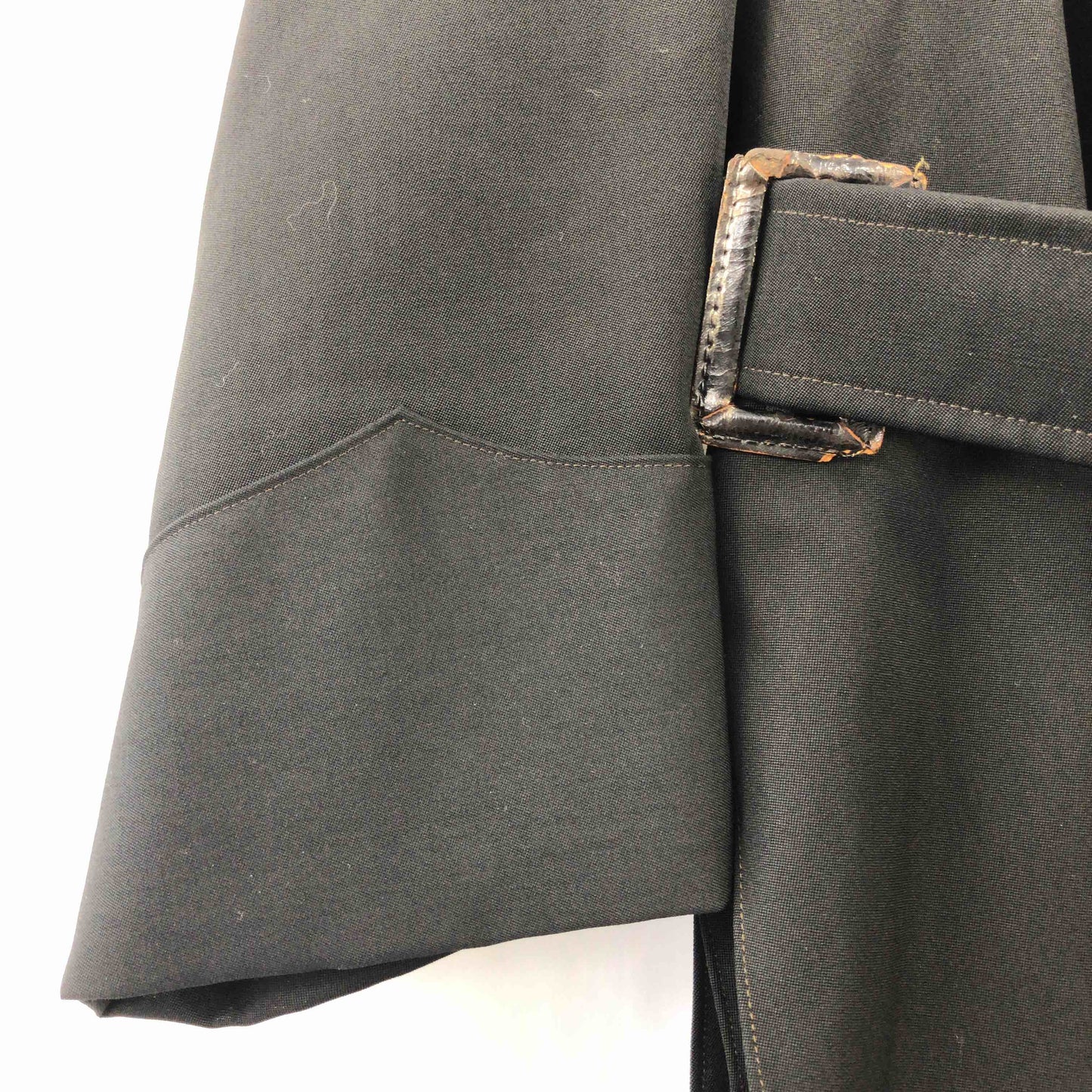 京都井上清七謹製  メンズ トレンチコート ブラック tk