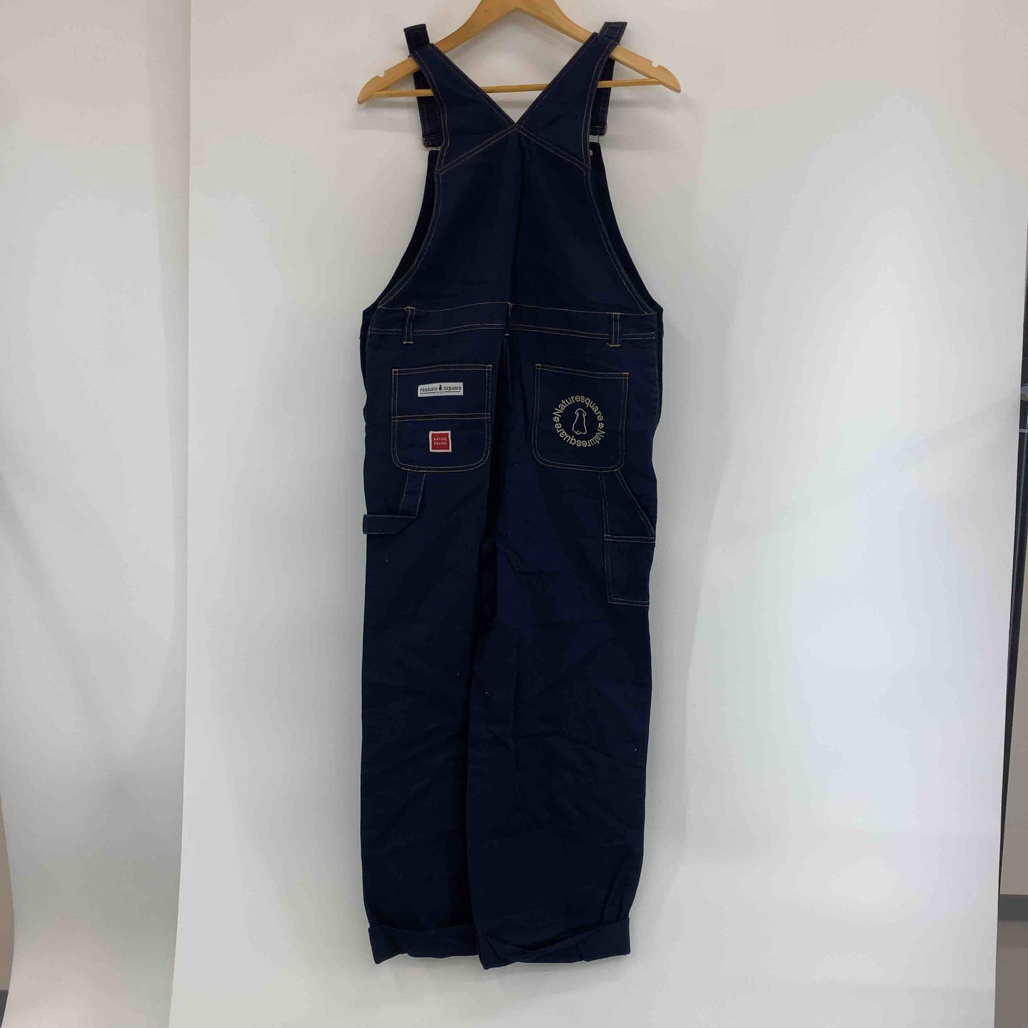 naturesquare レディース サロペットオーバーオール ネイビー