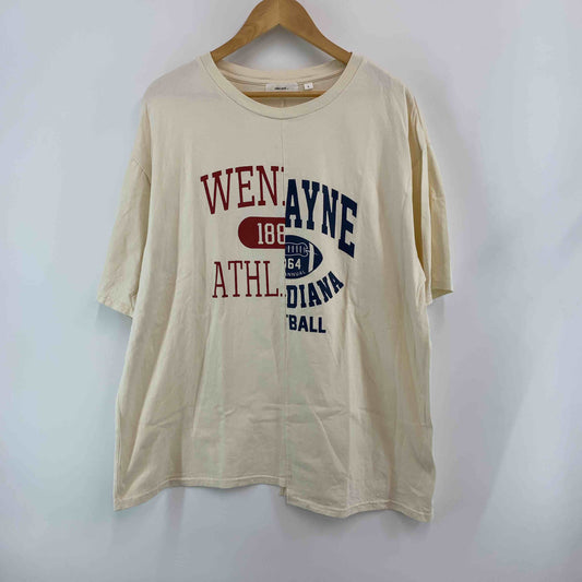 niko and... ニコアンド メンズ Tシャツ（半袖）カレッジT キナリ