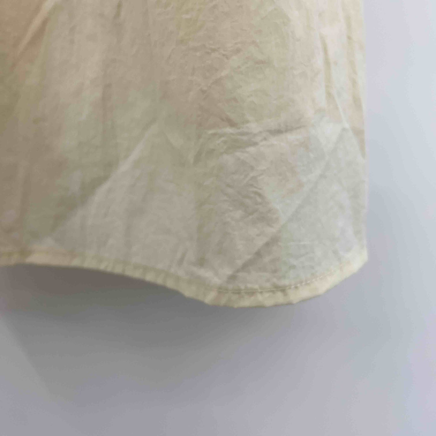 w closet ダブルクローゼット 生成　オフホワイト　レディース ノースリーブワンピースキャミワンピース　ジャンバースカート　シャカシャカ生地　　裏地付き