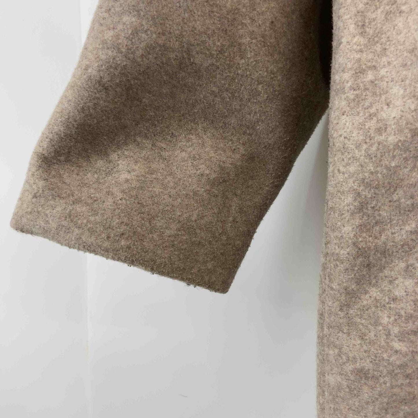 レディース ステンカラーコート　ラグラン　裏地　モカベージュ