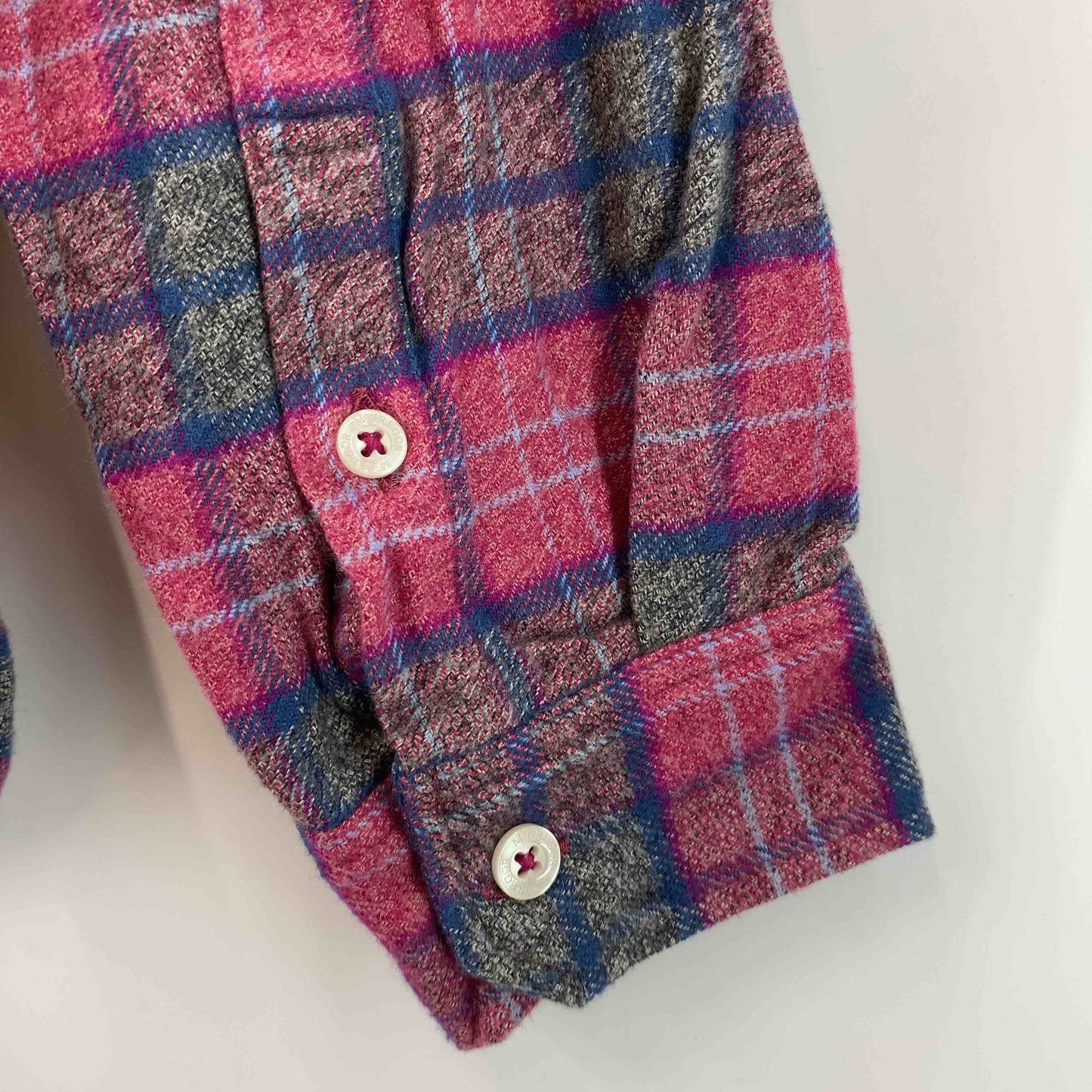 McGREGOR マクレガー レディース 長袖　ネルシャツ　チェック　ピンク　グレー