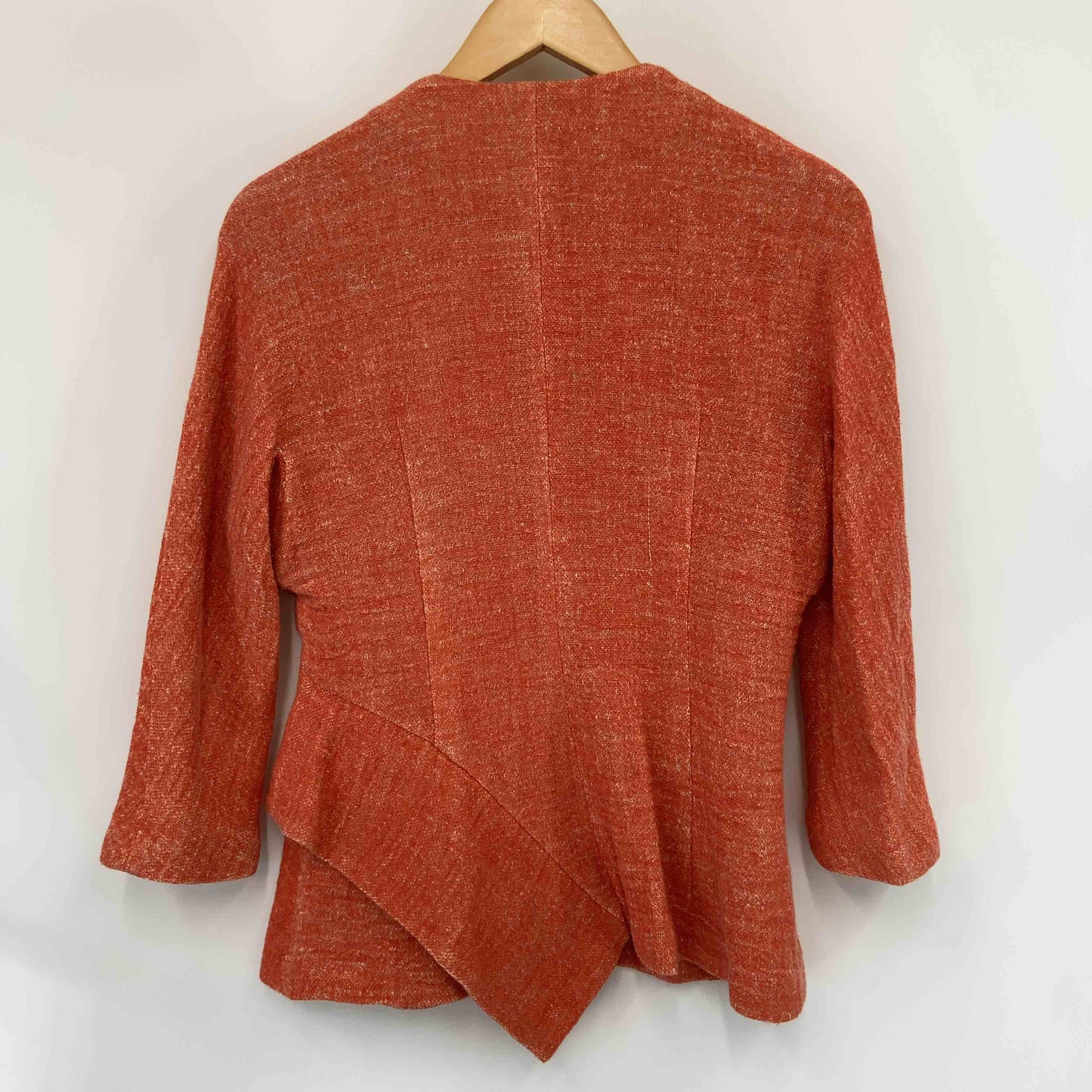 TAKEZO TOYOGUDHI タケゾウ トヨグチ  レディース ノーカラージャケット オレンジ