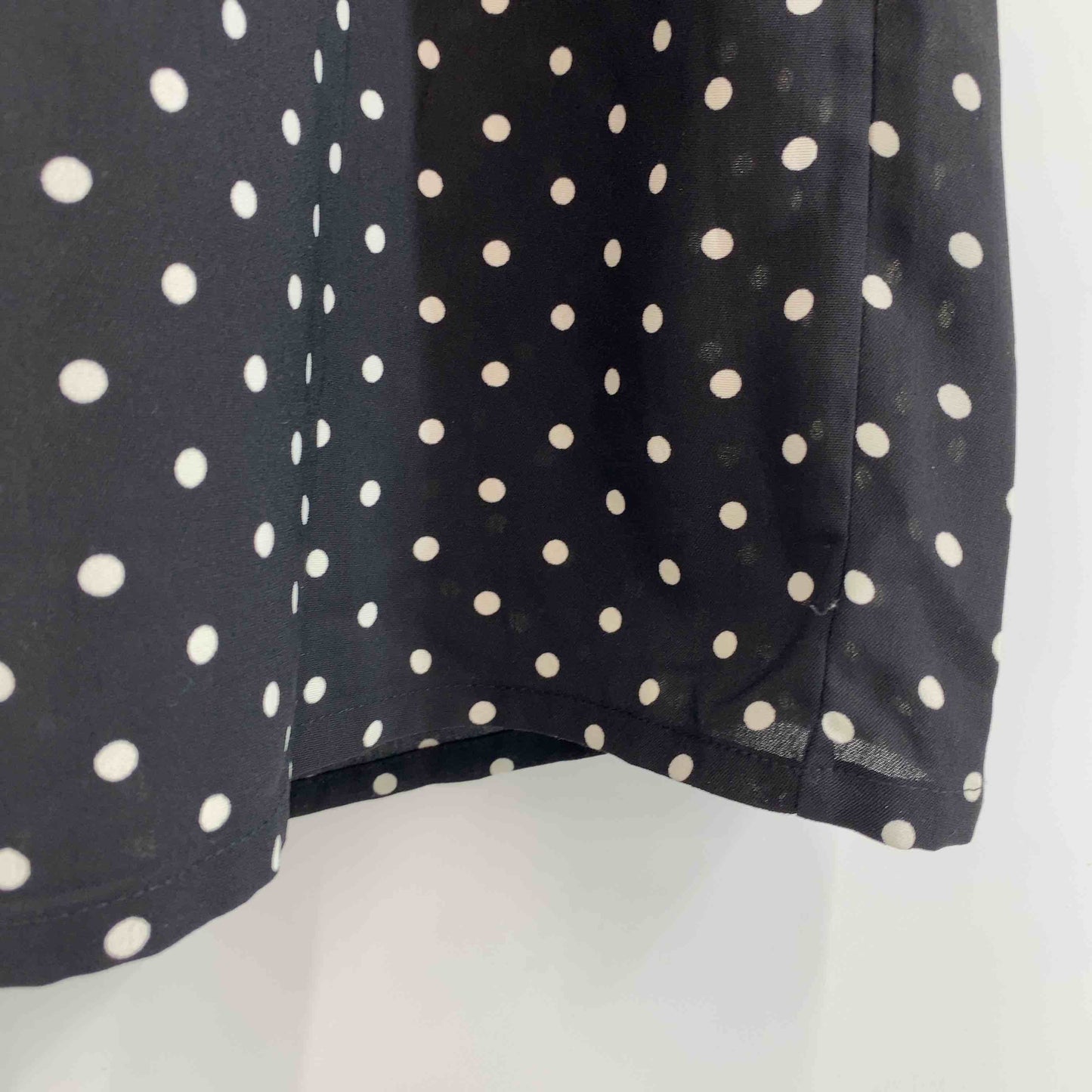 EditSheen エディットシーンレディース カジュアルパンツ ワイドパンツ ドット柄 ブラック