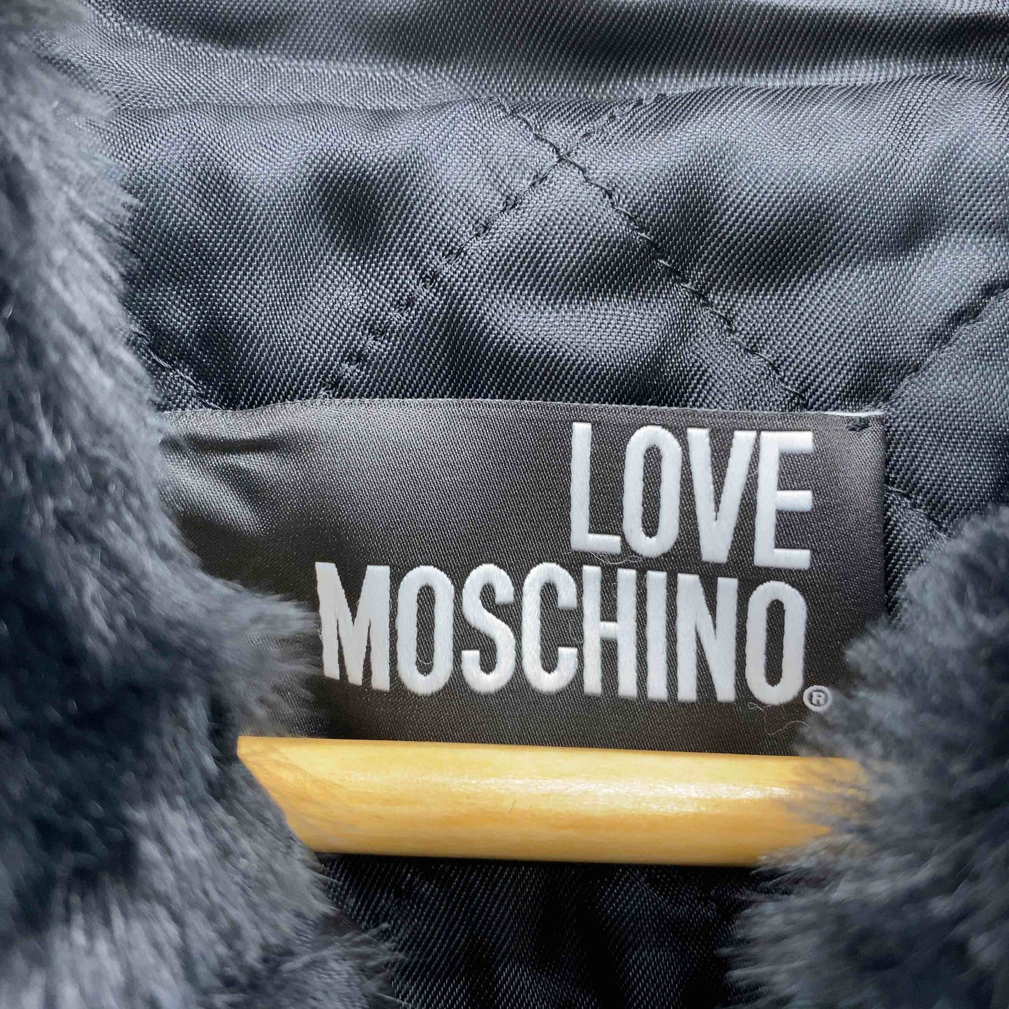 MOSCHINO モスキーノ レディース 毛皮/ファーコート ブラック