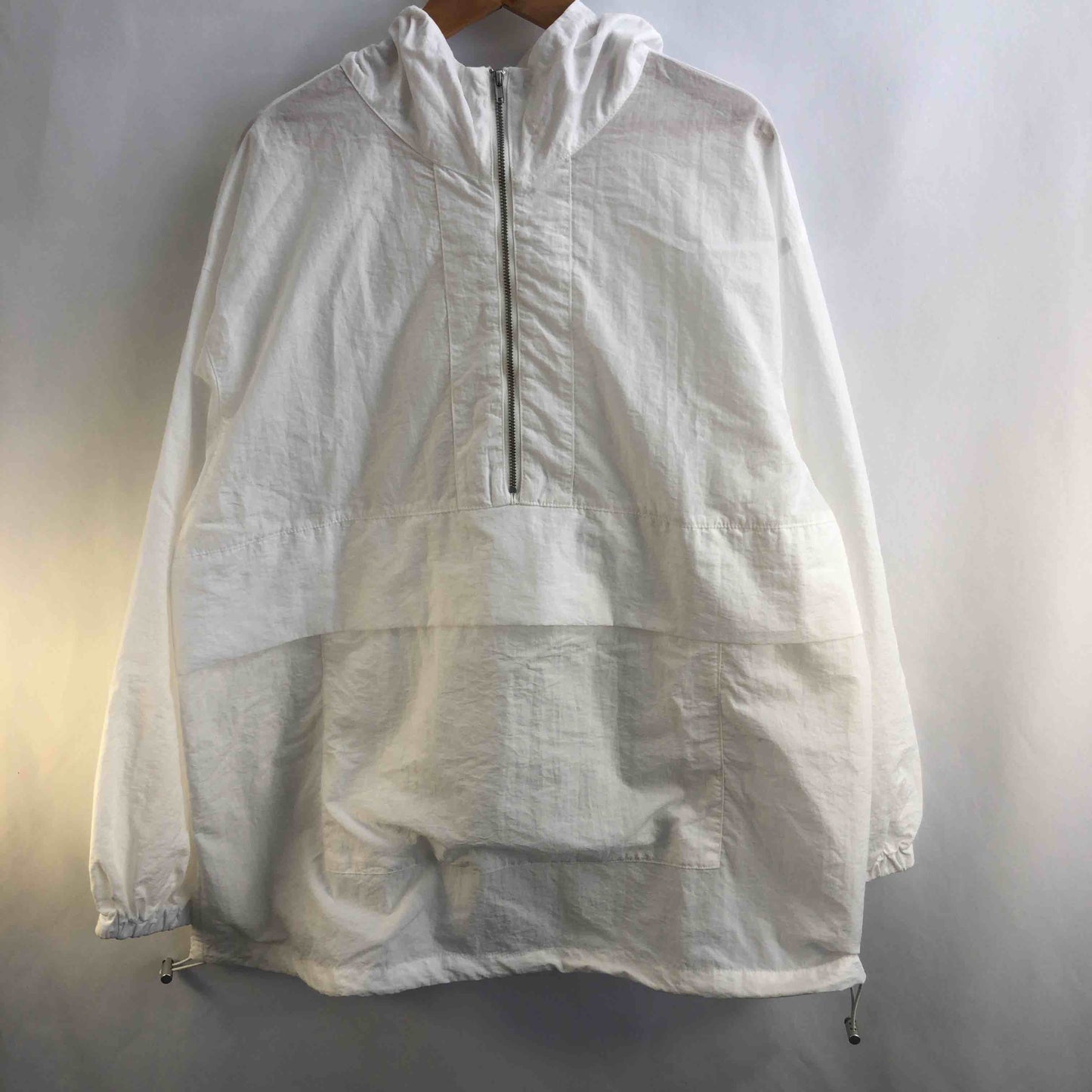 大阪府布帛製品工業組合  レディース パーカー ホワイト tk