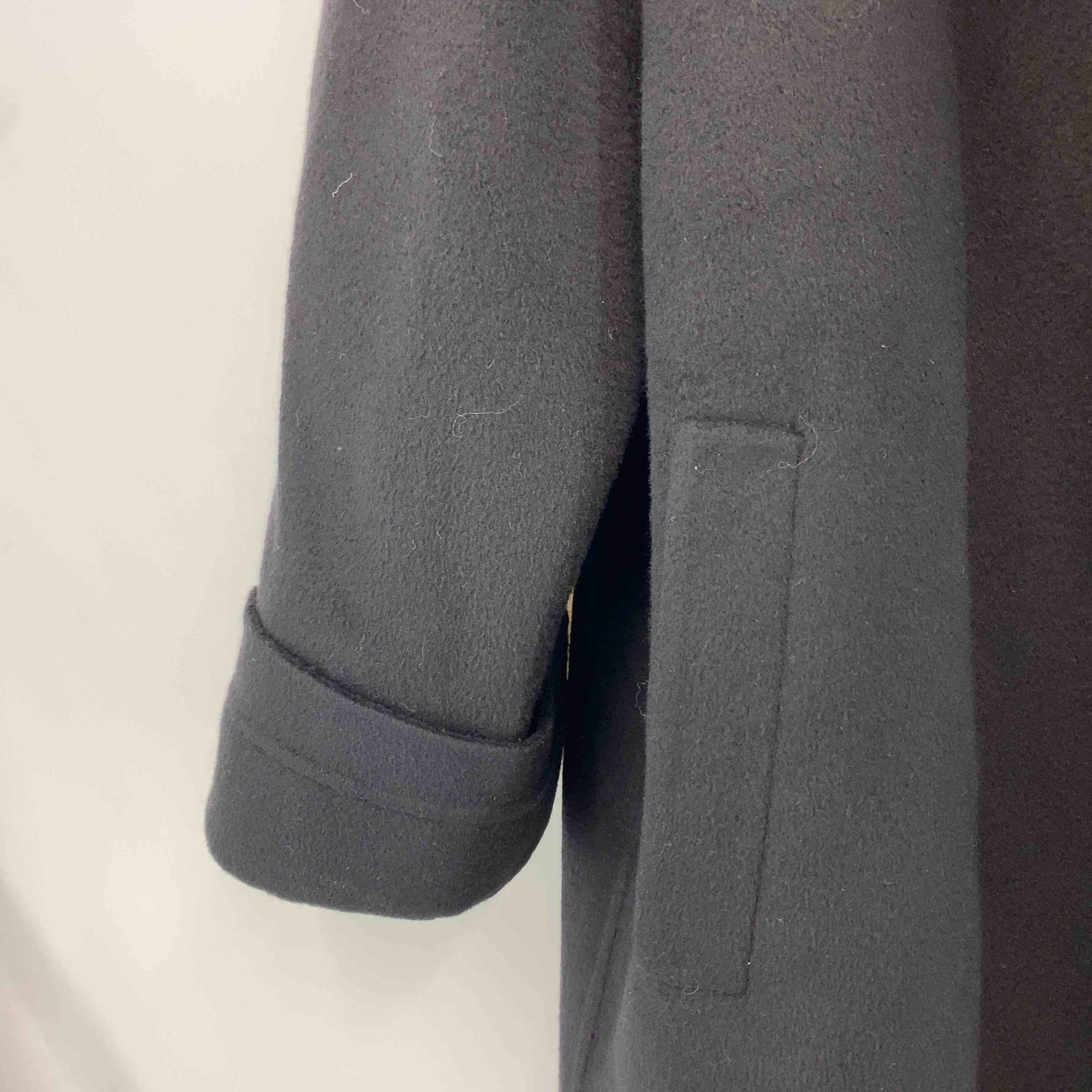 Leilian レリアン レディース ロングコート カシミヤ100％ ブラック