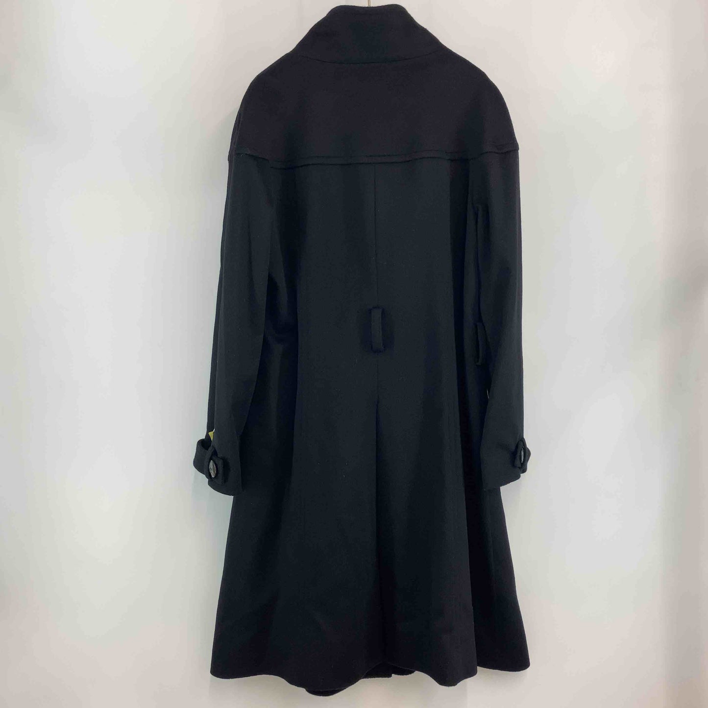 BALMAIN バルマン レディース ステンカラーコート ブラック カシミヤ100%