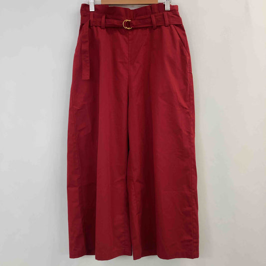 全日本婦人子供服工業組合連合会  レディース ガウチョパンツ レッド tk