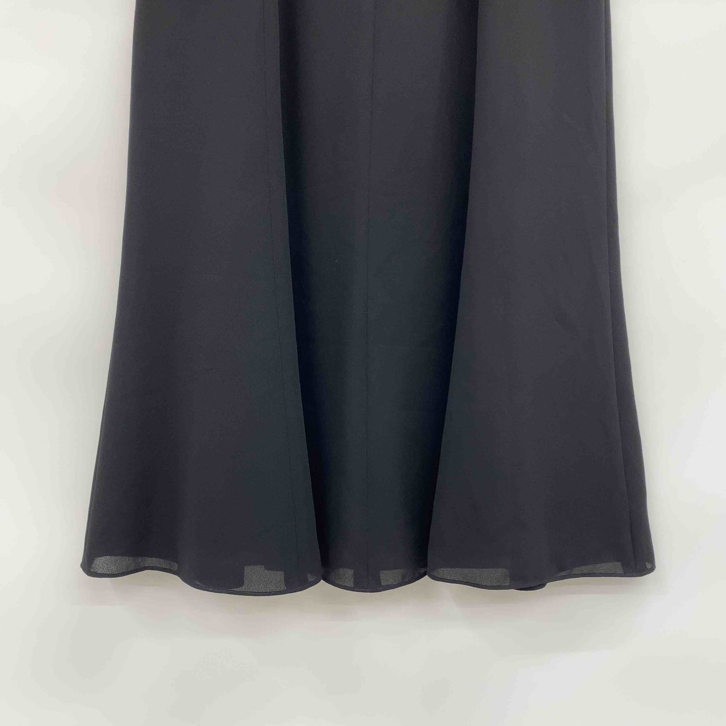 東京ソワール LILYBURN リリーバーン ブラック フォーマル ウエスト切替 リボン レディース 長袖ワンピース