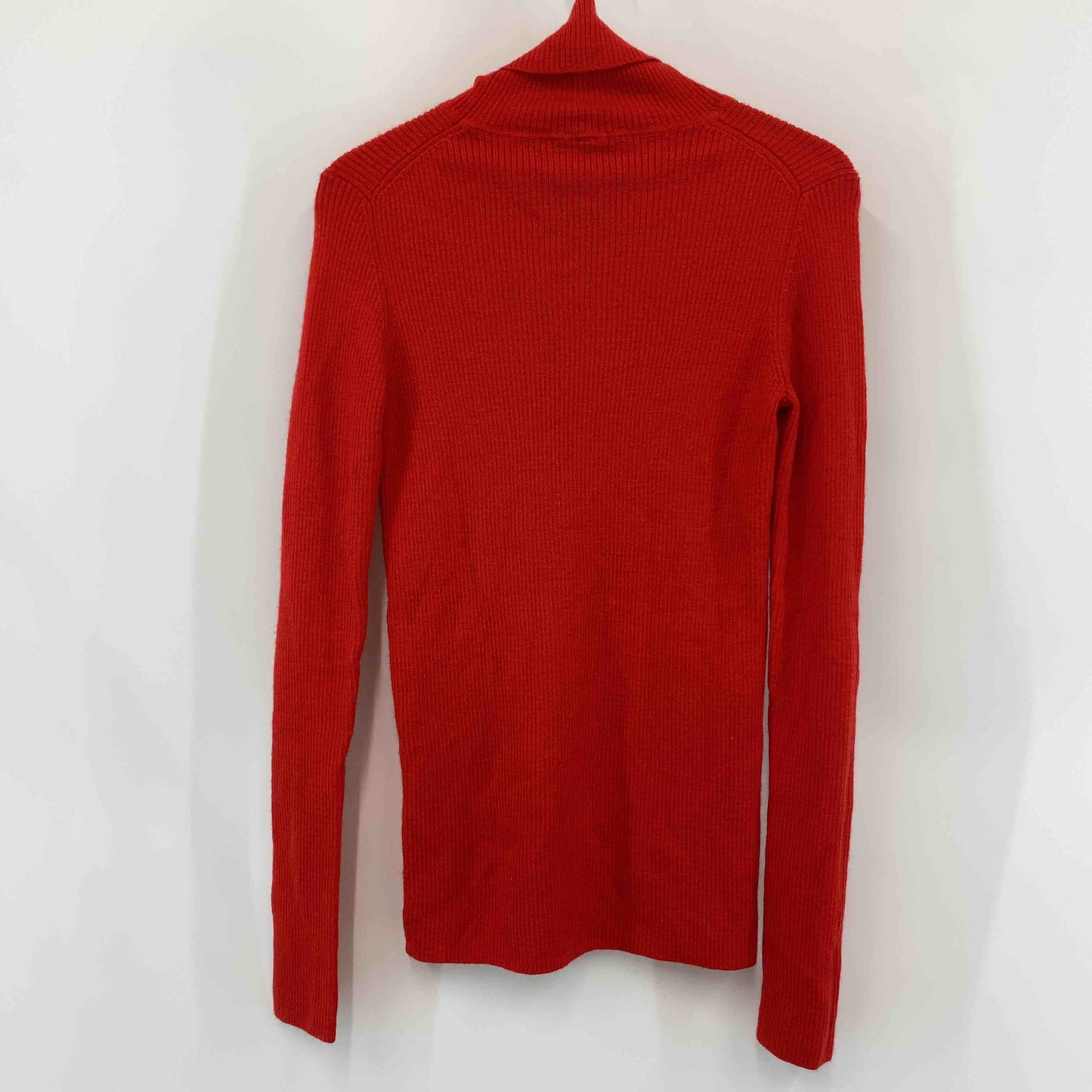 UNIQLO ユニクロ レディース ニット/セーター ウール100％ レッド タートルネック
