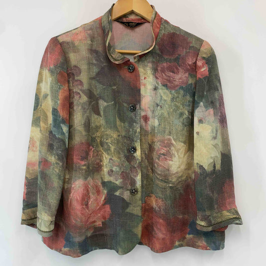 HARDY AMITES ハーディエイミス レディース ブルゾン 花柄 総柄 シースルー