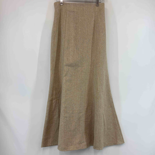 ABITOKYO アビトーキョー レディース ロングスカート マーメイドスカート ヘリンボーン柄 ベージュ