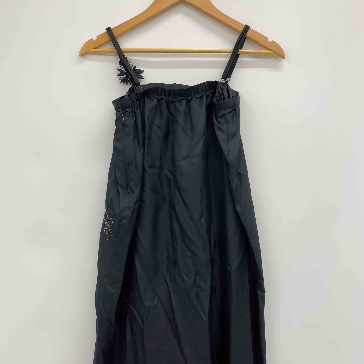 ANTEPRIMA アンテプリマ レディース キャミワンピース　スカート　2way　シルク100％　レース　黒