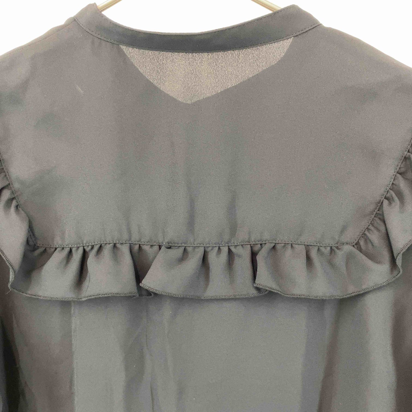 Rope Picnic ロペピクニック 黒　ブラック　スタンドカラー　サイズ38　 レディース 半袖シャツ/ブラウス