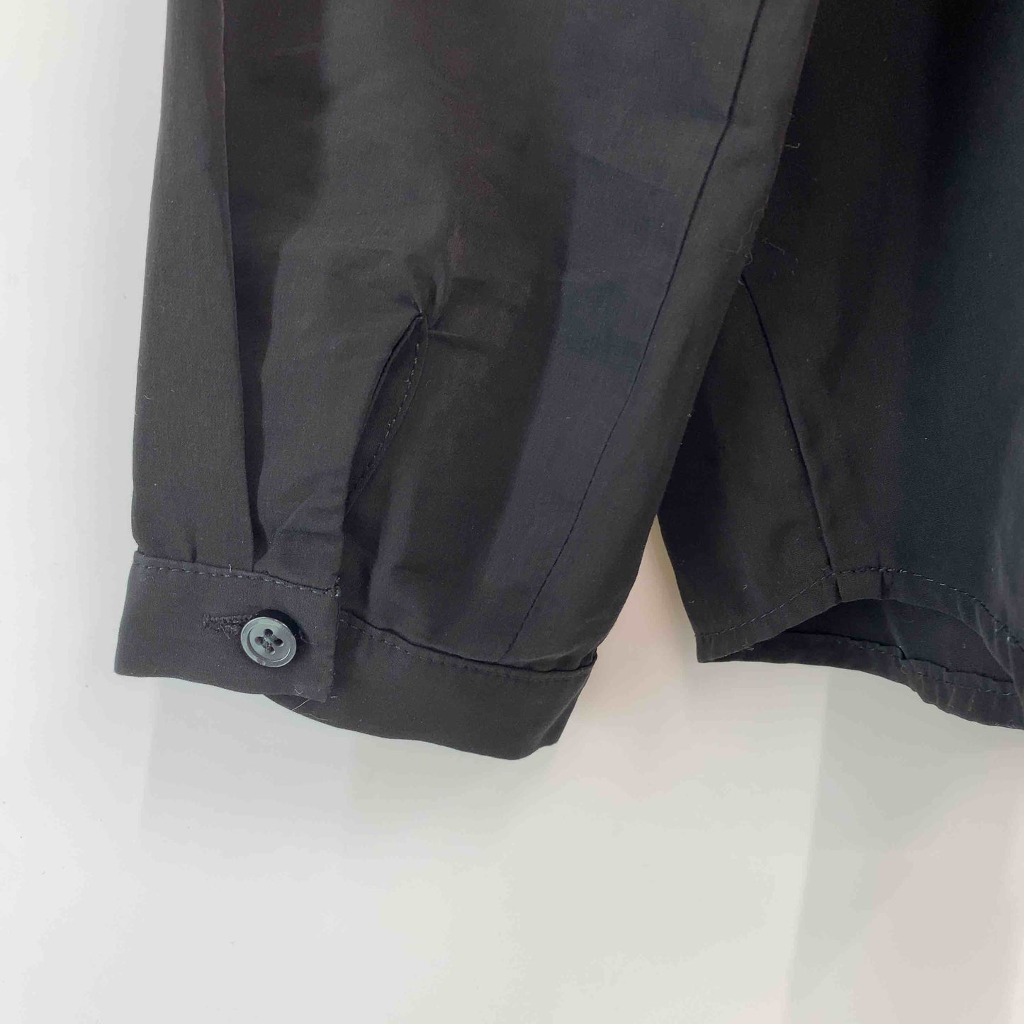 LATO＊CALLE ラトカーレ レディース 長袖シャツ/ブラウス ブラック ノーカラーシャツ