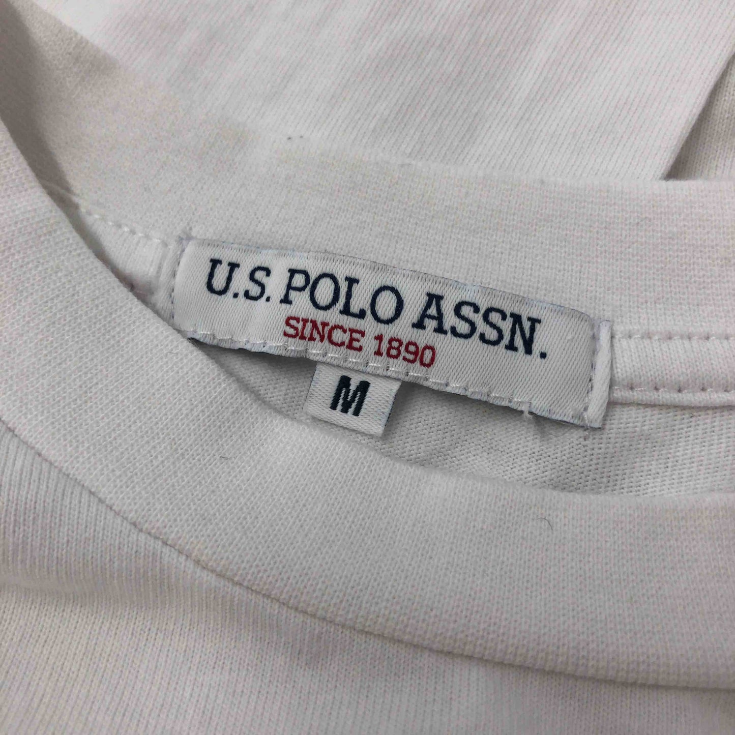 U.S.POLO ASSN. ユーエスポロアッスン メンズ Tシャツ（長袖） 白tk