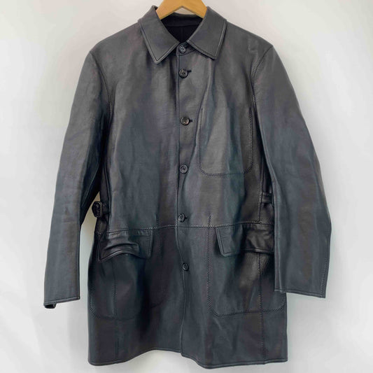 黒 ブラック  メンズ レザージャケット アウター