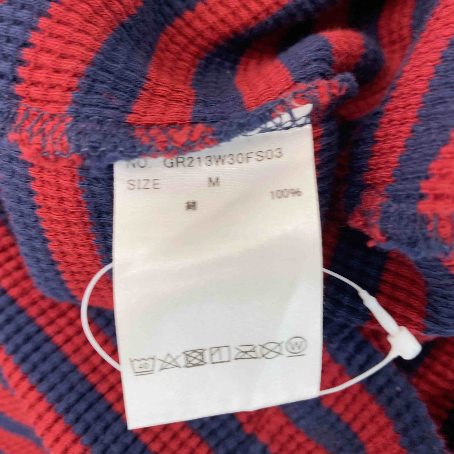 Green Hills グリーンヒルズ メンズ カットソー長袖 USA製 ボーダー タートル レッド×ネイビー