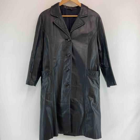 レディース レザーコート 黒