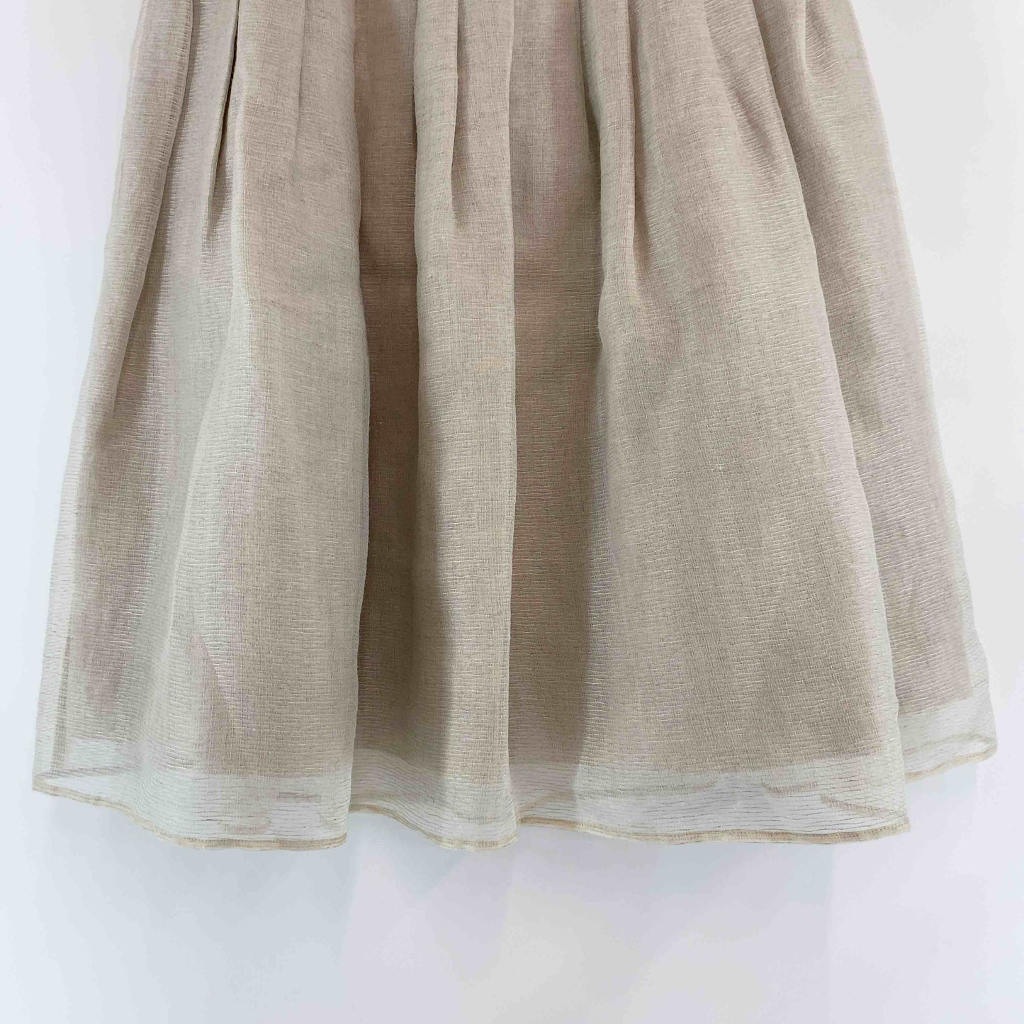 FOXEY （NEWYORK） フォクシーニューヨーク 　ベージュ　ナチュラル　サイズ38　品番36906　レディース 　ひざ丈