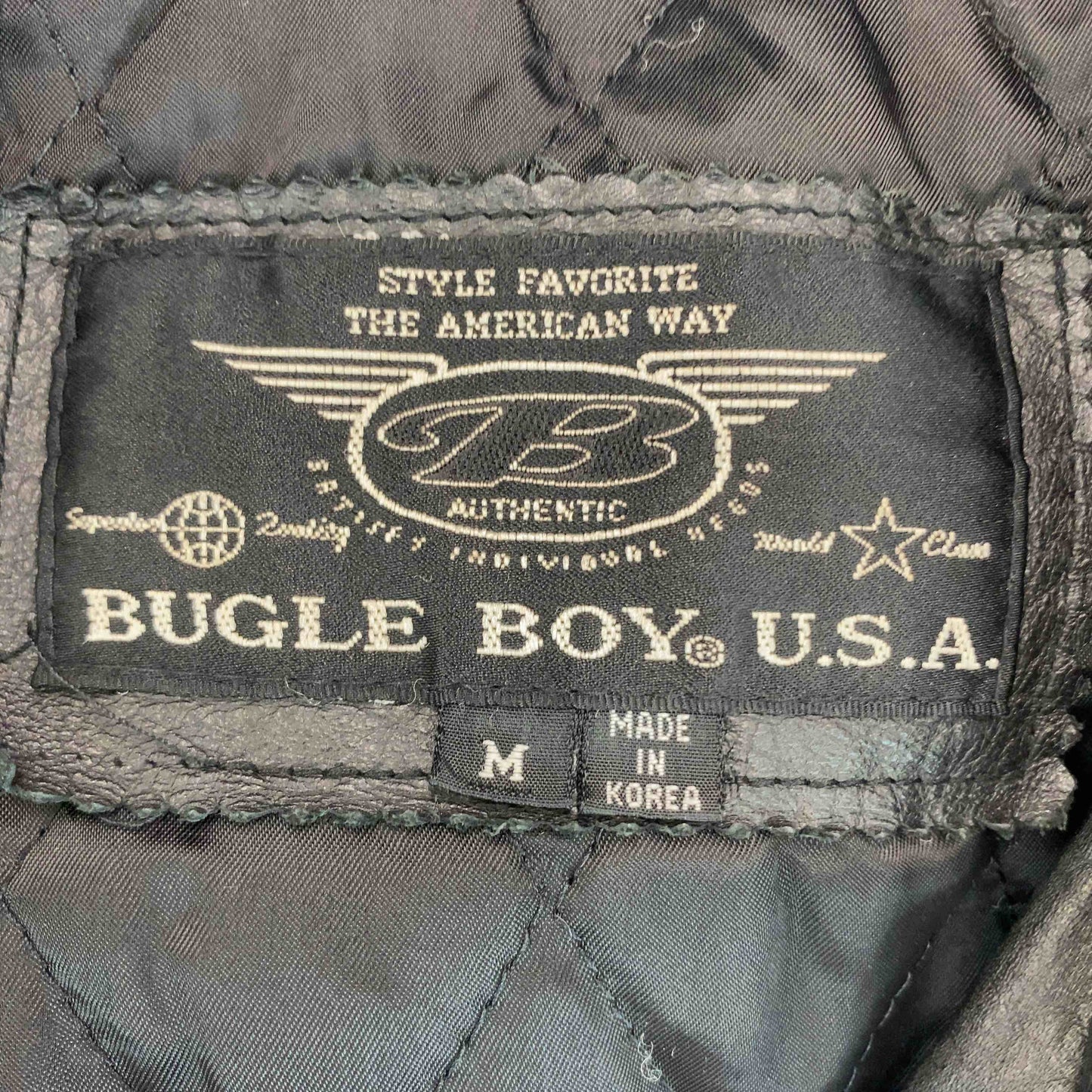 ヴィンテージ BUGLE BOY メンズ レザージャケット ジャケット/アウター